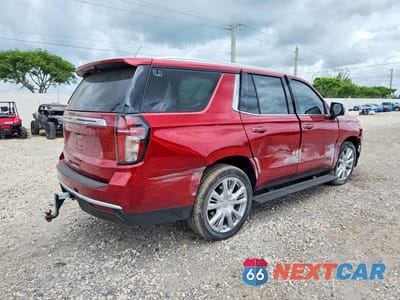 Trzecie zdjęcie samochodu z tyłu: 2024 CHEVROLET TAHOE K1500 HIGH COUNTRY VIN:1GNSKTKT5RR325061 - miniatura