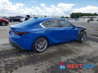 Trzecie zdjęcie samochodu z tyłu: 2022 LEXUS IS 300 VIN:JTHDA1D2XN5119487 - miniatura