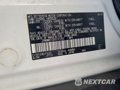 Zdjęcie 12 z 12 samochodu: 2023 TOYOTA RAV4 HYBRID XLE VIN:JTMRWRFV2PD191050 - miniatura