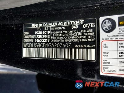 Zdjęcie 12 z 12 samochodu: 2016 MERCEDES-BENZ S 550 - R & D - CLN TITLE VIN:WDDUG8CB4GA207607 - miniatura
