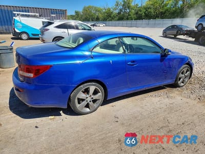 Trzecie zdjęcie samochodu z tyłu: 2010 LEXUS IS 250 VIN:JTHFF2C2XA2502259 - miniatura
