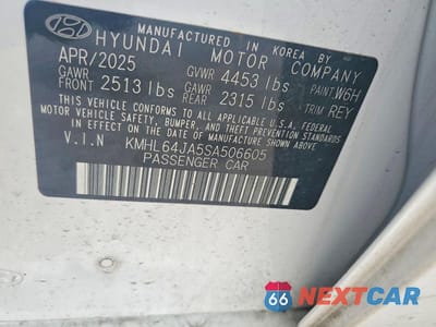 Zdjęcie 13 z 13 samochodu: 2025 HYUNDAI SONATA SEL VIN:KMHL64JA5SA506605 - miniatura