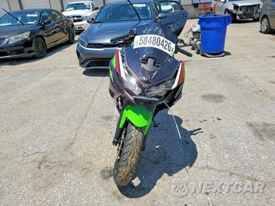 Drugie zdjęcie samochodu z przodu: 2022 KAWASAKI EX650 N VIN:ML5EXEN18NDA50299 - miniatura