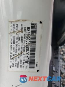 Zdjęcie 13 z 13 samochodu: 2002 HONDA CR-V EX VIN:JHLRD78862C052686 - miniatura