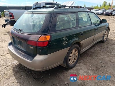 Trzecie zdjęcie samochodu z tyłu: 2000 SUBARU LEGACY OUTBACK LIMITED VIN:4S3BH6866Y7643193 - miniatura