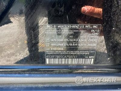 Zdjęcie 10 z 10 samochodu: 2012 MERCEDES-BENZ GL 450 4MATIC VIN:4JGBF7BE0CA794761 - miniatura