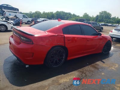 Trzecie zdjęcie samochodu z tyłu: 2019 DODGE CHARGER SCAT PACK VIN:2C3CDXGJ7KH701467 - miniatura