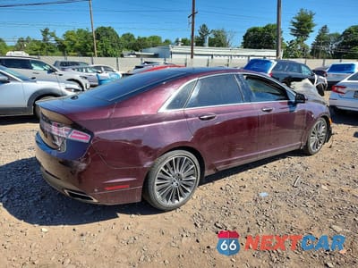 Trzecie zdjęcie samochodu z tyłu: 2013 LINCOLN MKZ VIN:3LN6L2J92DR809852 - miniatura