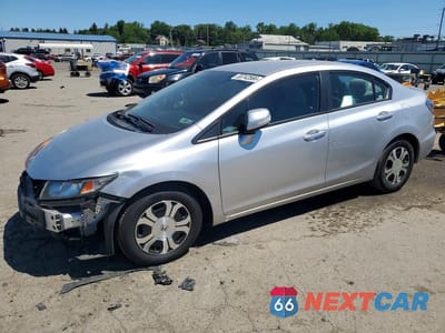 2013 HONDA CIVIC HYBRID 19XFB4F27DE001633 - główne zdjęcie licytacji z USA - miniatura