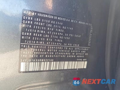 Zdjęcie 13 z 13 samochodu: 2024 VOLKSWAGEN TIGUAN SE VIN:3VV3B7AX0RM022166 - miniatura