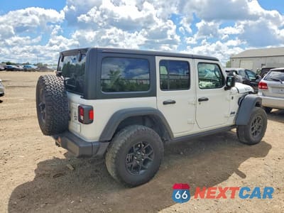Trzecie zdjęcie samochodu z tyłu: 2024 JEEP WRANGLER 4XE VIN:1C4RJXN69RW201934 - miniatura