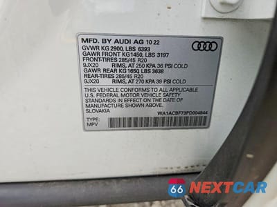 Zdjęcie 13 z 13 samochodu: 2023 AUDI Q7 PREMIUM VIN:WA1ACBF73PD004844 - miniatura