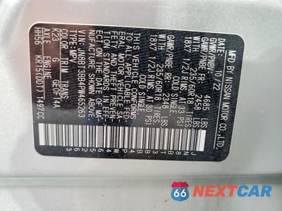 Zdjęcie 13 z 13 samochodu: 2023 NISSAN ROGUE SV VIN:JN8BT3BB4PW465263 - miniatura