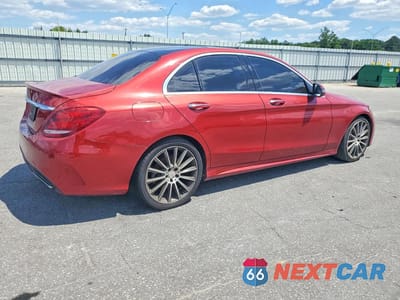 Trzecie zdjęcie samochodu z tyłu: 2016 MERCEDES-BENZ C 300 VIN:55SWF4JB0GU101792 - miniatura