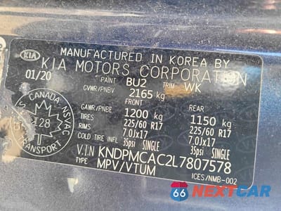 Zdjęcie 10 z 10 samochodu: 2020 KIA SPORTAGE LX VIN:KNDPMCAC2L7807578 - miniatura