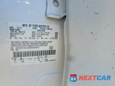 Zdjęcie 13 z 13 samochodu: 2014 FORD EDGE LIMITED VIN:2FMDK3KC3EBA20412 - miniatura