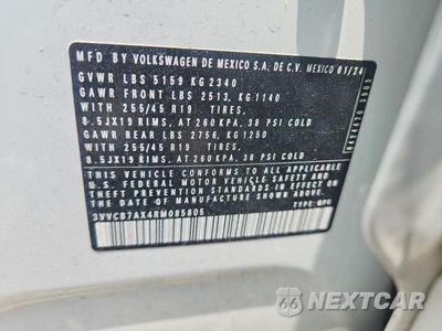 Zdjęcie 12 z 12 samochodu: 2024 VOLKSWAGEN TIGUAN SE R-LINE BLACK VIN:3VVCB7AX4RM085805 - miniatura