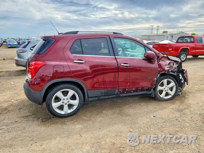 Trzecie zdjęcie samochodu z tyłu: 2016 CHEVROLET TRAX LTZ VIN:3GNCJMSB8GL218773 - miniatura