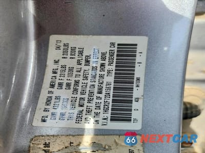 Zdjęcie 12 z 12 samochodu: 2013 HONDA ACCORD EX VIN:1HGCR2F72DA158781 - miniatura