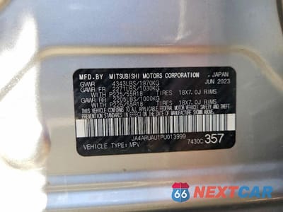 Zdjęcie 13 z 13 samochodu: 2023 MITSUBISHI OUTLANDER SPORT S VIN:JA4ARUAU1PU013999 - miniatura