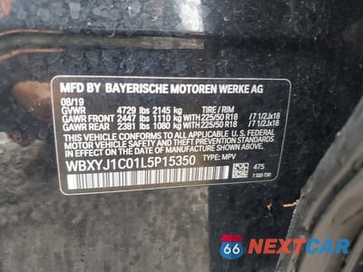 Zdjęcie 13 z 13 samochodu: 2020 BMW X2 XDRIVE28I VIN:WBXYJ1C01L5P15350 - miniatura