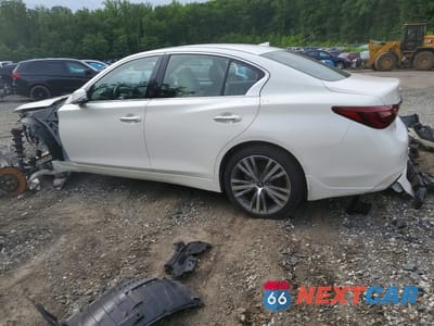 Drugie zdjęcie samochodu z przodu: 2022 INFINITI Q50 SENSORY VIN:JN1EV7CR1NM340531 - miniatura