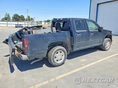 Trzecie zdjęcie samochodu z tyłu: 2010 GMC CANYON SLE VIN:1GTJTCDE5A8105574 - miniatura