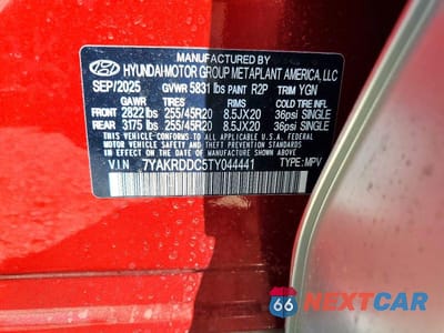 Zdjęcie 14 z 14 samochodu: 2026 HYUNDAI IONIQ 5 LIMITED VIN:7YAKRDDC5TY044441 - miniatura