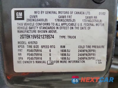 Zdjęcie 12 z 12 samochodu: 2007 GMC NEW SIERRA K1500 VIN:2GTEK19V621278574 - miniatura