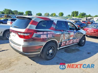 Trzecie zdjęcie samochodu z tyłu: 2021 DODGE DURANGO PURSUIT VIN:1C4SDJFT6MC659435 - miniatura