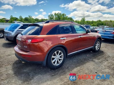 Trzecie zdjęcie samochodu z tyłu: 2008 INFINITI FX35 BASE VIN:JNRAS08W08X205764 - miniatura