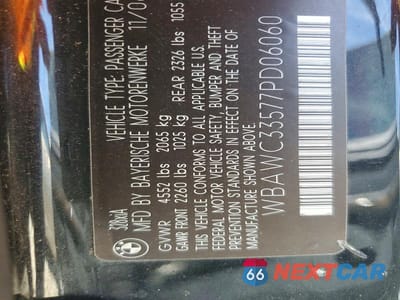 Zdjęcie 12 z 12 samochodu: 2007 BMW 328 XI VIN:WBAWC33577PD06060 - miniatura