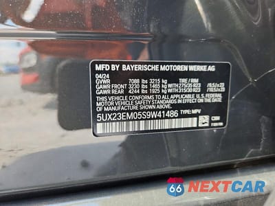 Zdjęcie 14 z 14 samochodu: 2025 BMW X7 XDRIVE40I VIN:5UX23EM05S9W41486 - miniatura