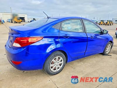 Trzecie zdjęcie samochodu z tyłu: 2013 HYUNDAI ACCENT GLS VIN:KMHCT4AE6DU549279 - miniatura