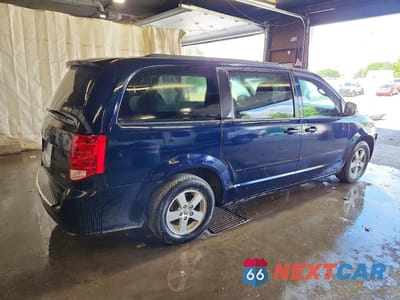 Trzecie zdjęcie samochodu z tyłu: 2013 DODGE GRAND CARAVAN SXT VIN:2C4RDGCG6DR626175 - miniatura