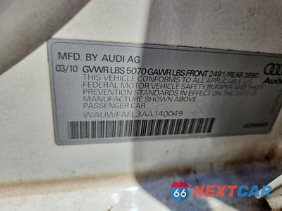 Zdjęcie 12 z 12 samochodu: 2010 AUDI A4 PREMIUM PLUS VIN:WAUWFAFL3AA140049 - miniatura