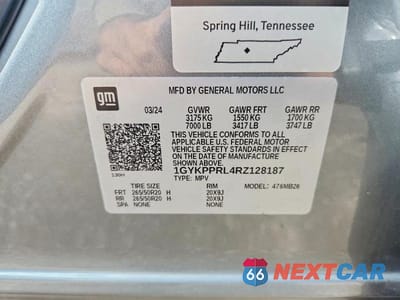 Zdjęcie 13 z 13 samochodu: 2024 CADILLAC LYRIQ LUXURY VIN:1GYKPPRL4RZ128187 - miniatura