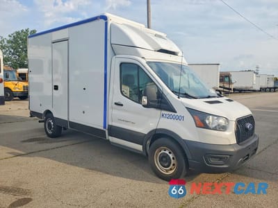 Czwarte zdjęcie samochodu z boku: 2020 FORD TRANSIT DELIVERY TRUCK VIN:1FDBW5Z81LKA71130 - miniatura