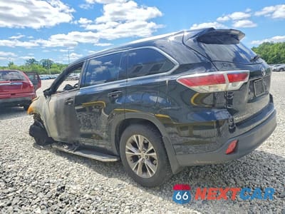 Drugie zdjęcie samochodu z przodu: 2015 TOYOTA HIGHLANDER XLE VIN:5TDJKRFH4FS174983 - miniatura