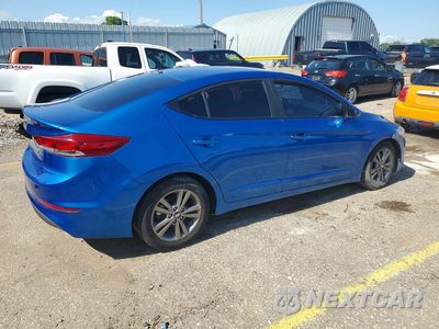 Trzecie zdjęcie samochodu z tyłu: 2018 HYUNDAI ELANTRA VIN:5NPD84LF0JH348323 - miniatura