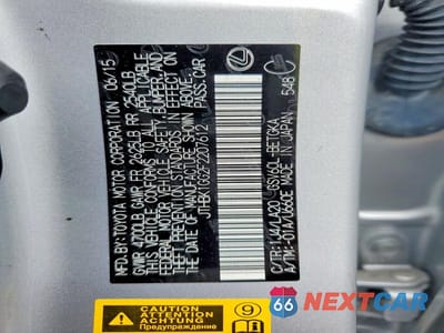 Zdjęcie 12 z 12 samochodu: 2015 LEXUS ES 350 VIN:JTHBK1GG2F2207612 - miniatura