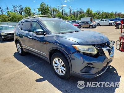 Czwarte zdjęcie samochodu z boku: 2014 NISSAN ROGUE SV VIN:5N1AT2MV6EC865148 - miniatura