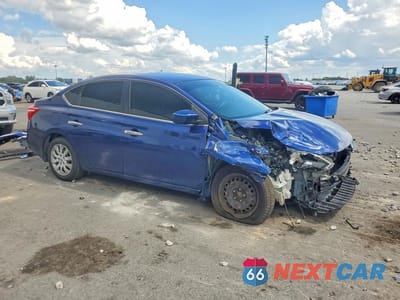 Czwarte zdjęcie samochodu z boku: 2019 NISSAN SENTRA S VIN:3N1AB7AP1KY274631 - miniatura