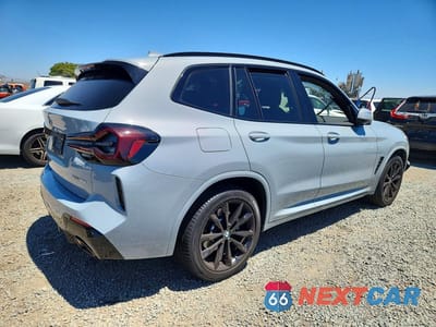 Trzecie zdjęcie samochodu z tyłu: 2023 BMW X3 SDRIVE30I VIN:5UX43DP0XP9S93187 - miniatura