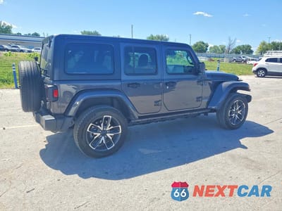 Trzecie zdjęcie samochodu z tyłu: 2024 JEEP WRANGLER 4XE VIN:1C4RJXN66RW186759 - miniatura