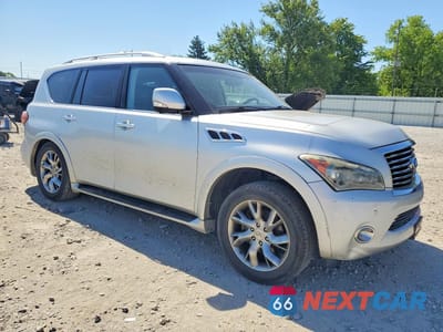 Czwarte zdjęcie samochodu z boku: 2012 INFINITI QX56 BASE VIN:JN8AZ2NCXC9315563 - miniatura