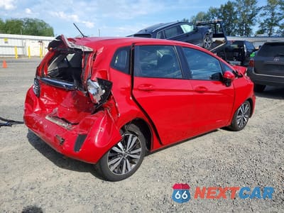 Trzecie zdjęcie samochodu z tyłu: 2017 HONDA FIT EX VIN:JHMGK5H75HS022923 - miniatura