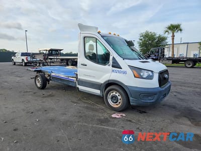 Czwarte zdjęcie samochodu z boku: 2021 FORD TRANSIT T-350 VIN:1FDBW5Z86MKA84361 - miniatura