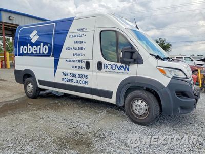 Czwarte zdjęcie samochodu z boku: 2023 RAM PROMASTER 2500 2500 HIGH VIN:3C6LRVPG9PE519642 - miniatura