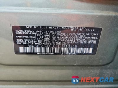 Zdjęcie 14 z 14 samochodu: 2014 SUBARU FORESTER 2.5I PREMIUM VIN:JF2SJAEC1EH418348 - miniatura